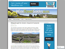 Tablet Screenshot of blog.winetravelguides.com